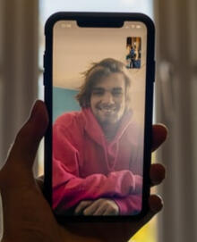 Photo of Facetime meeting on phone, provided by generous artist at Unsplash.com